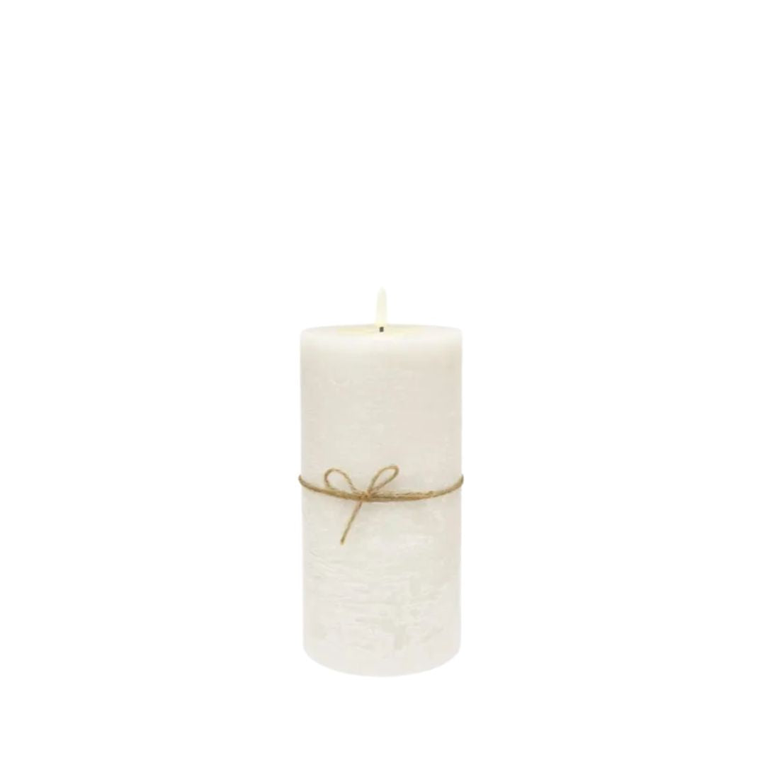 LED Flameless Candle: White - 10x20