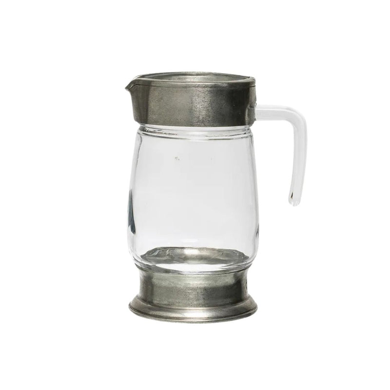 Glass and Pewter Jug - Medium