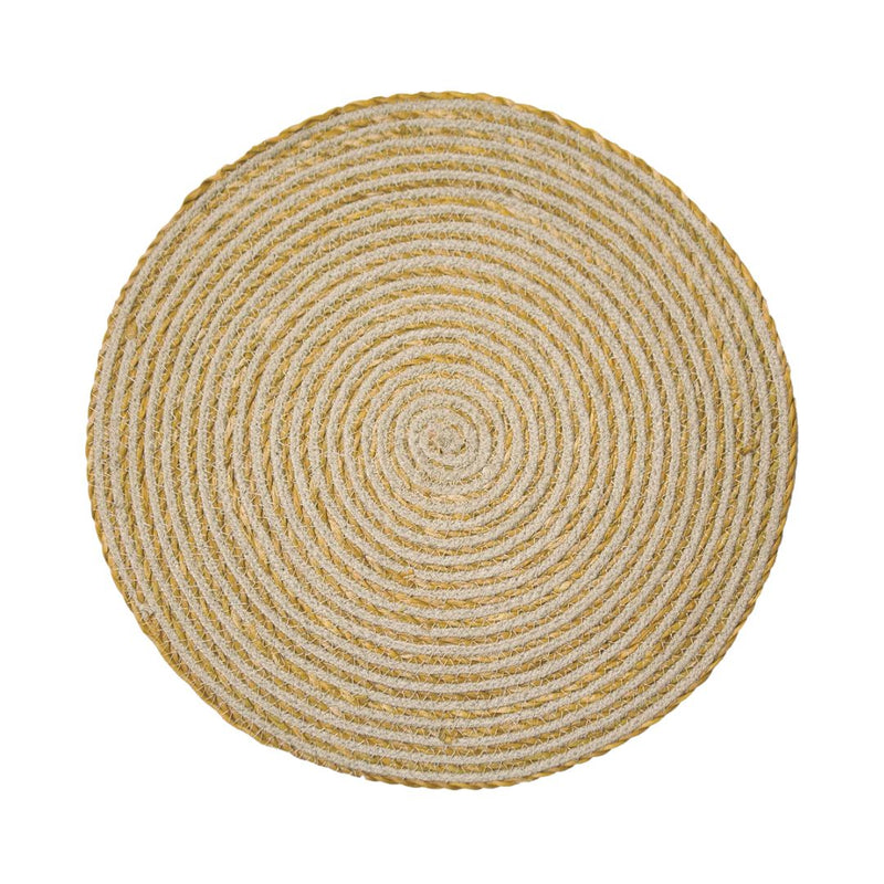 Placemat Round - Antique White