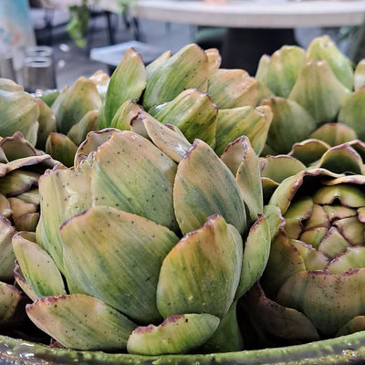 Open Artichoke - Speckled Green