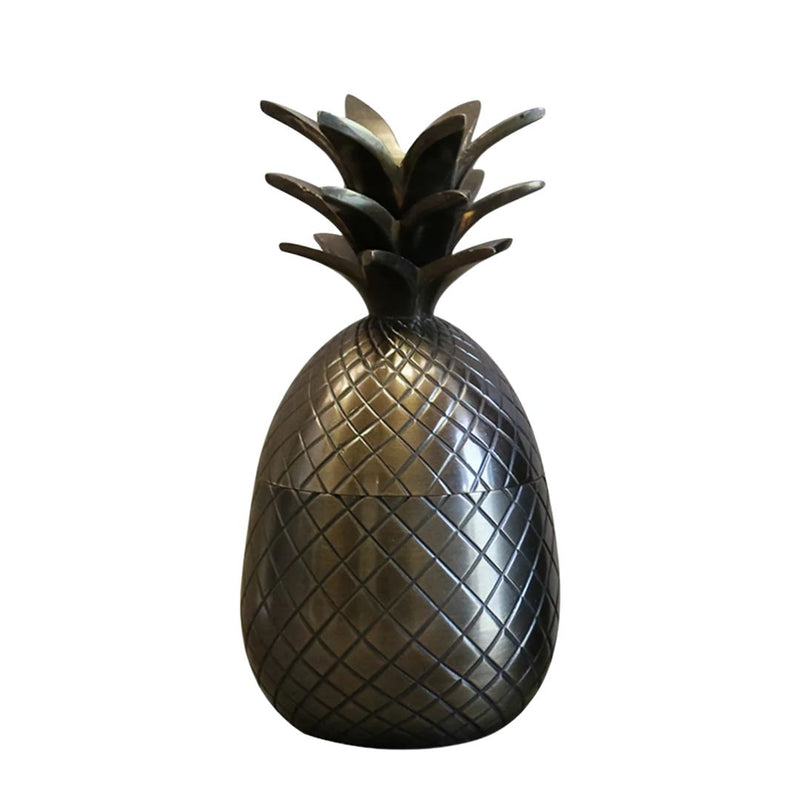 Caribbean Pineapple Cannister: Dark Bronze - Medium