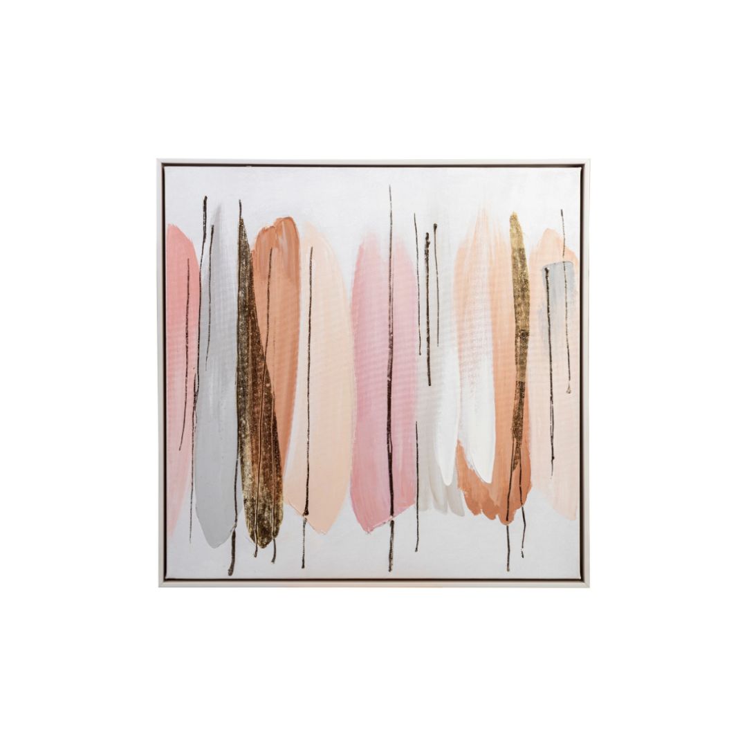 Lipstick Test Framed Painting - 600x600