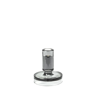 Broste Candleholder Petra: Dark Grey - Medium