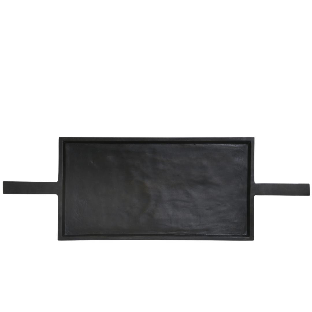 Serving Board Double Handled: Ebonised