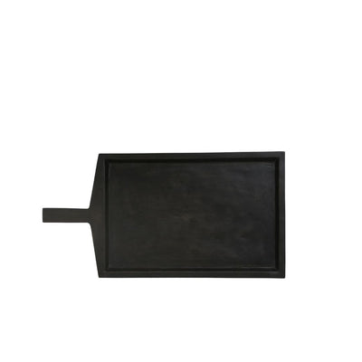 Serving Board Single Handled: Ebonised - Small