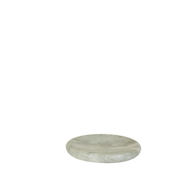 Rufus Indra Small Shallow Bowl - Green Onyx Marble