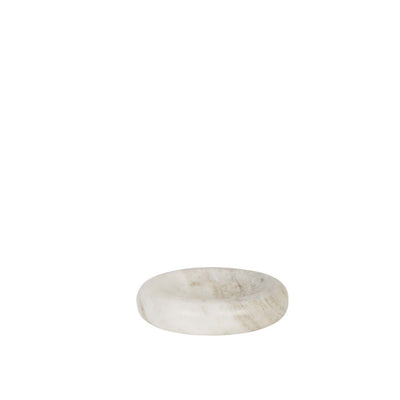 Rufus Indra Small Shallow Bowl - Oat Marble