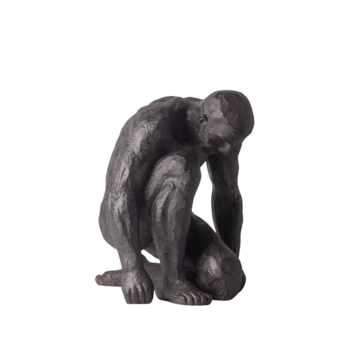 Migual Crouching Sculpture