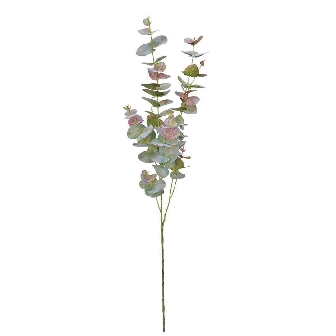 Tall Eucalyptus Spray - Pink/Grey