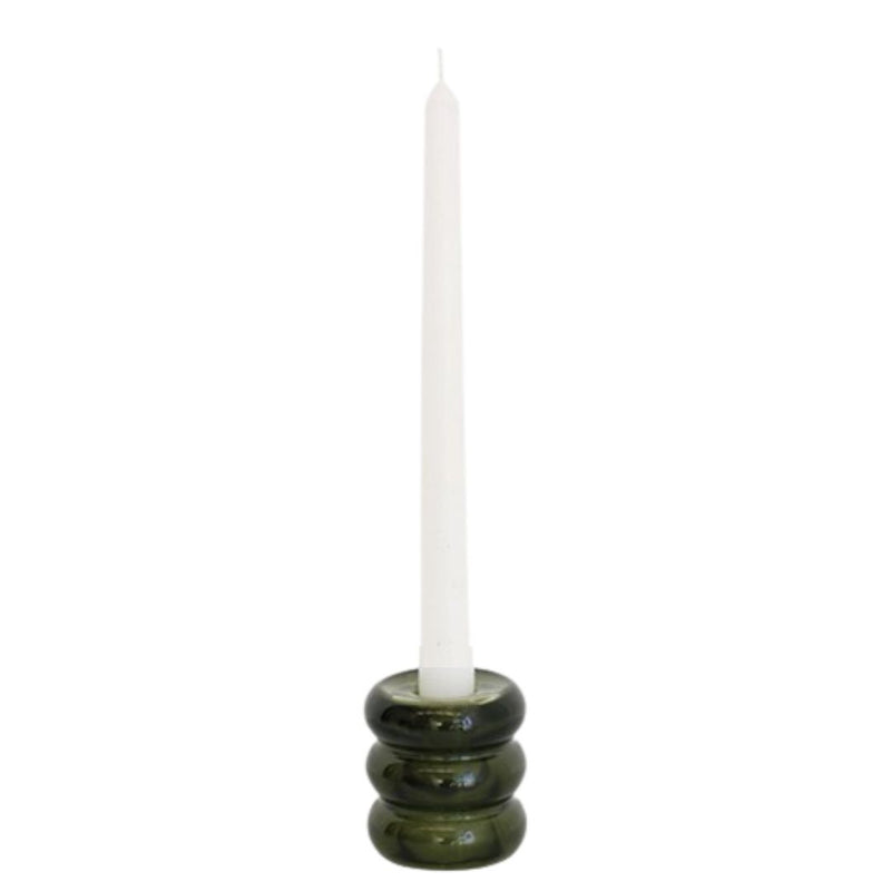 Verde Glass Candle Holder