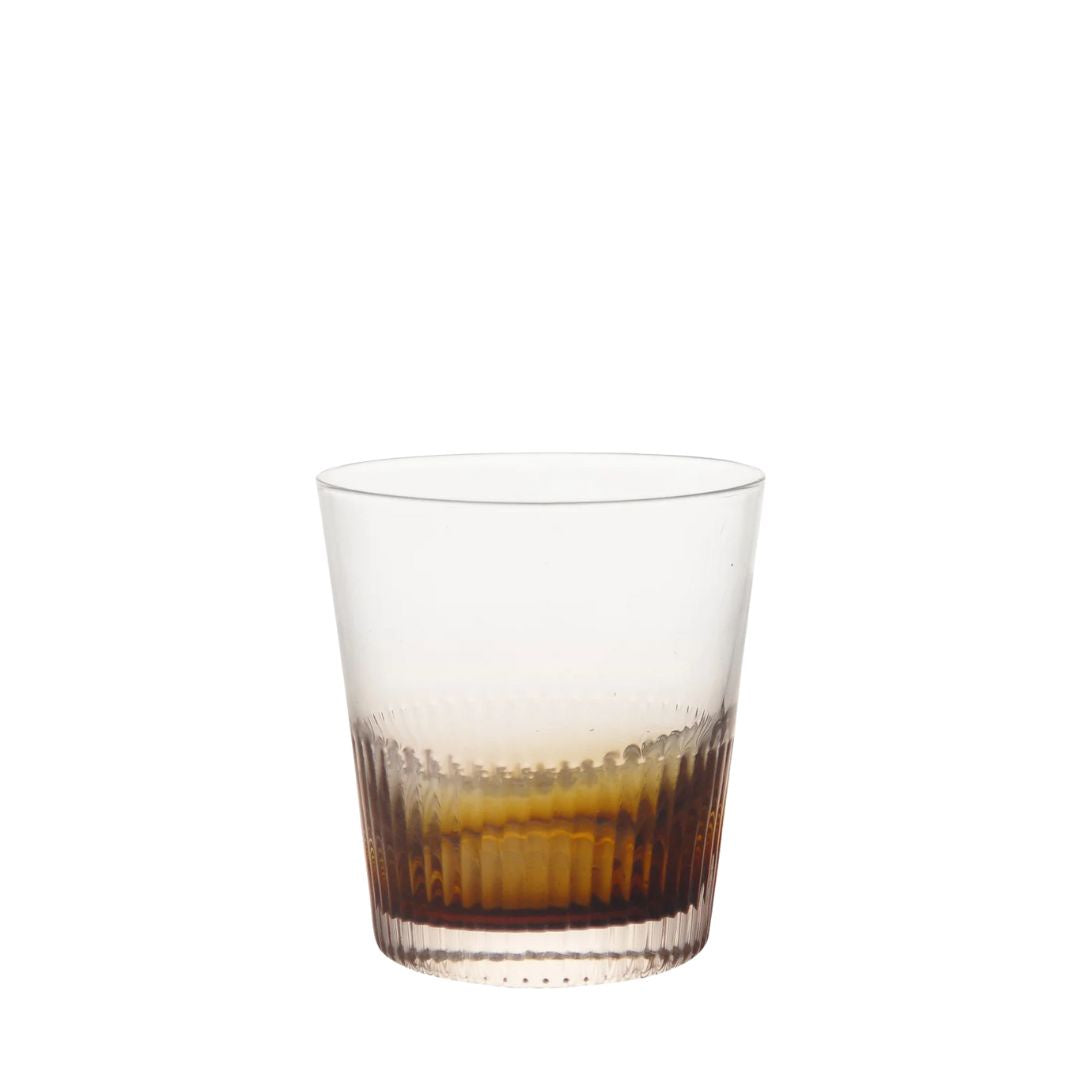 Ambretta Ridged Whiskey Glass