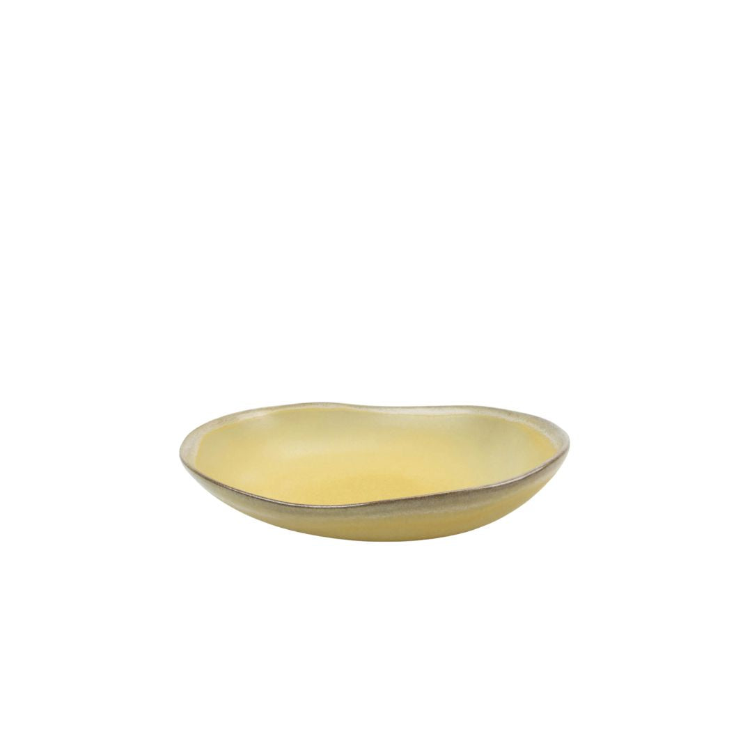 Melfi Oval Dish: Yellow - L24.5cm