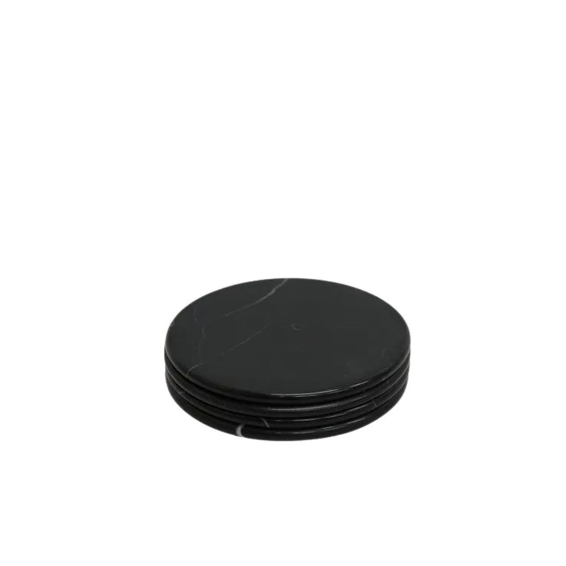 Malmo Black Coasters - Set of 4