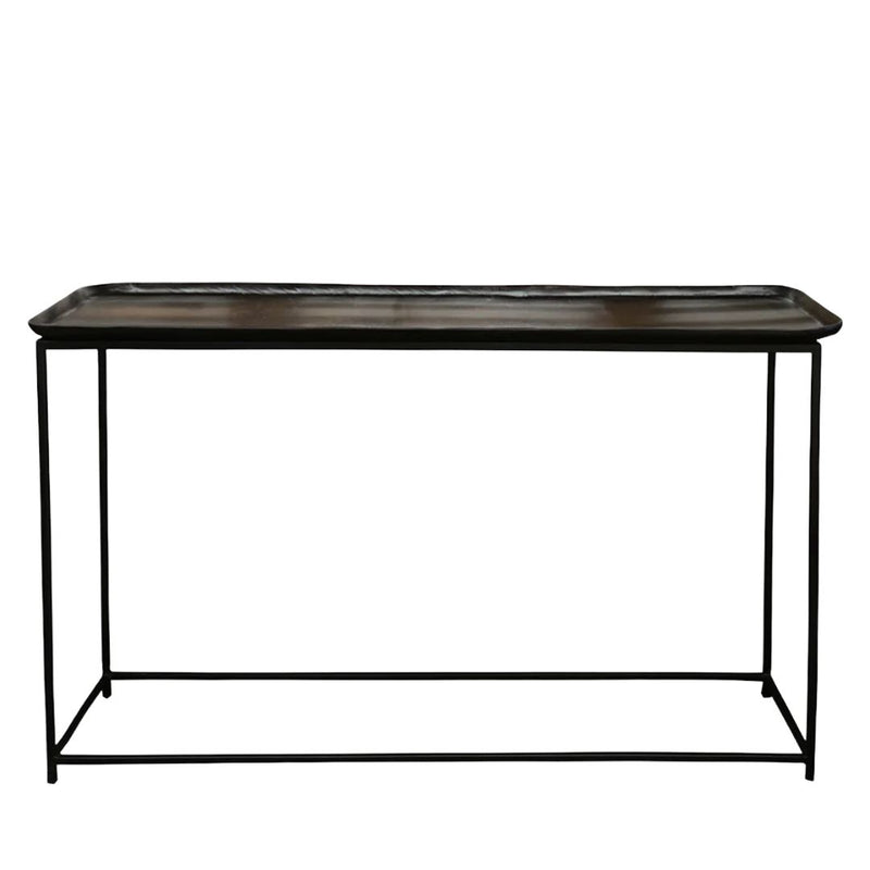 Soho Console: Two-Tone Bronze with Black Legs