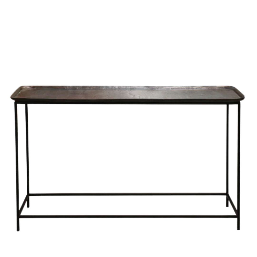 Soho Console: Dark Bronze with Black Legs