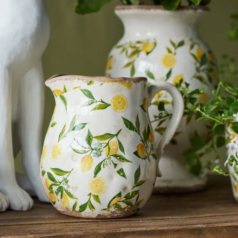Botanical Lemon Jug - Short