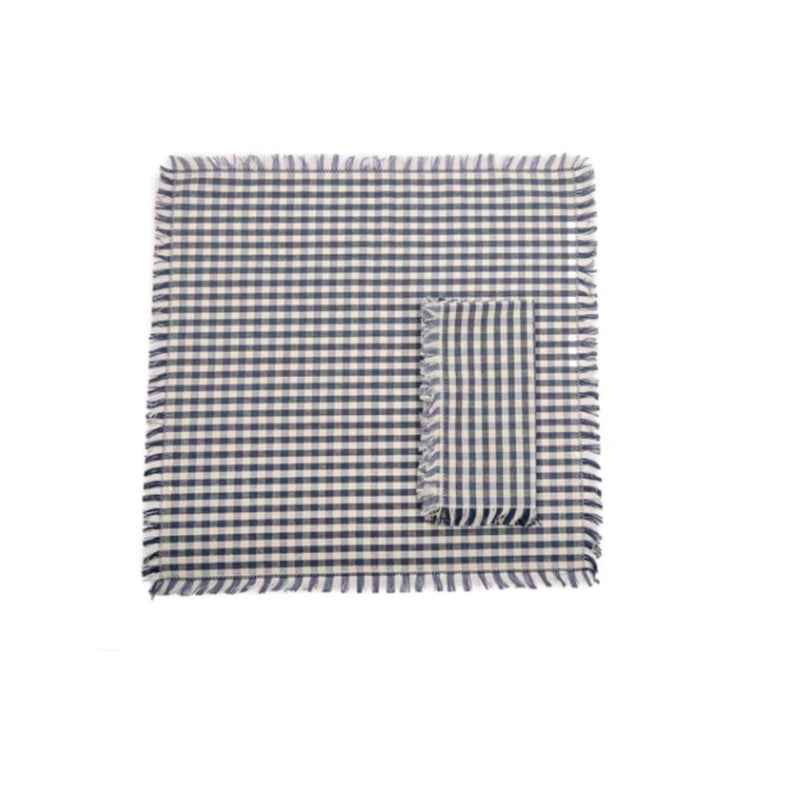 Gingham Napkin Blueberry