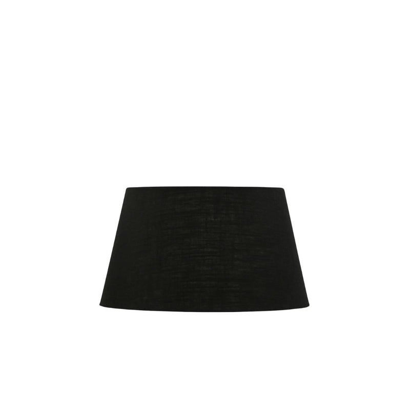 Black Tapered Drum Lampshade - 36cm