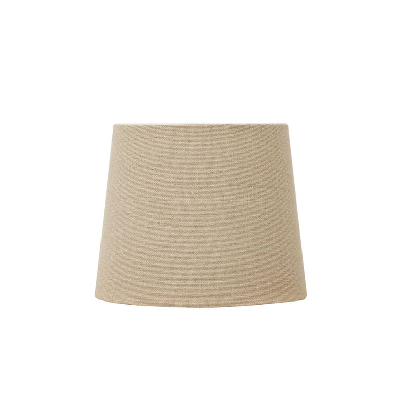 Flax Basket Weave Tall Drum Lampshade - 38cm