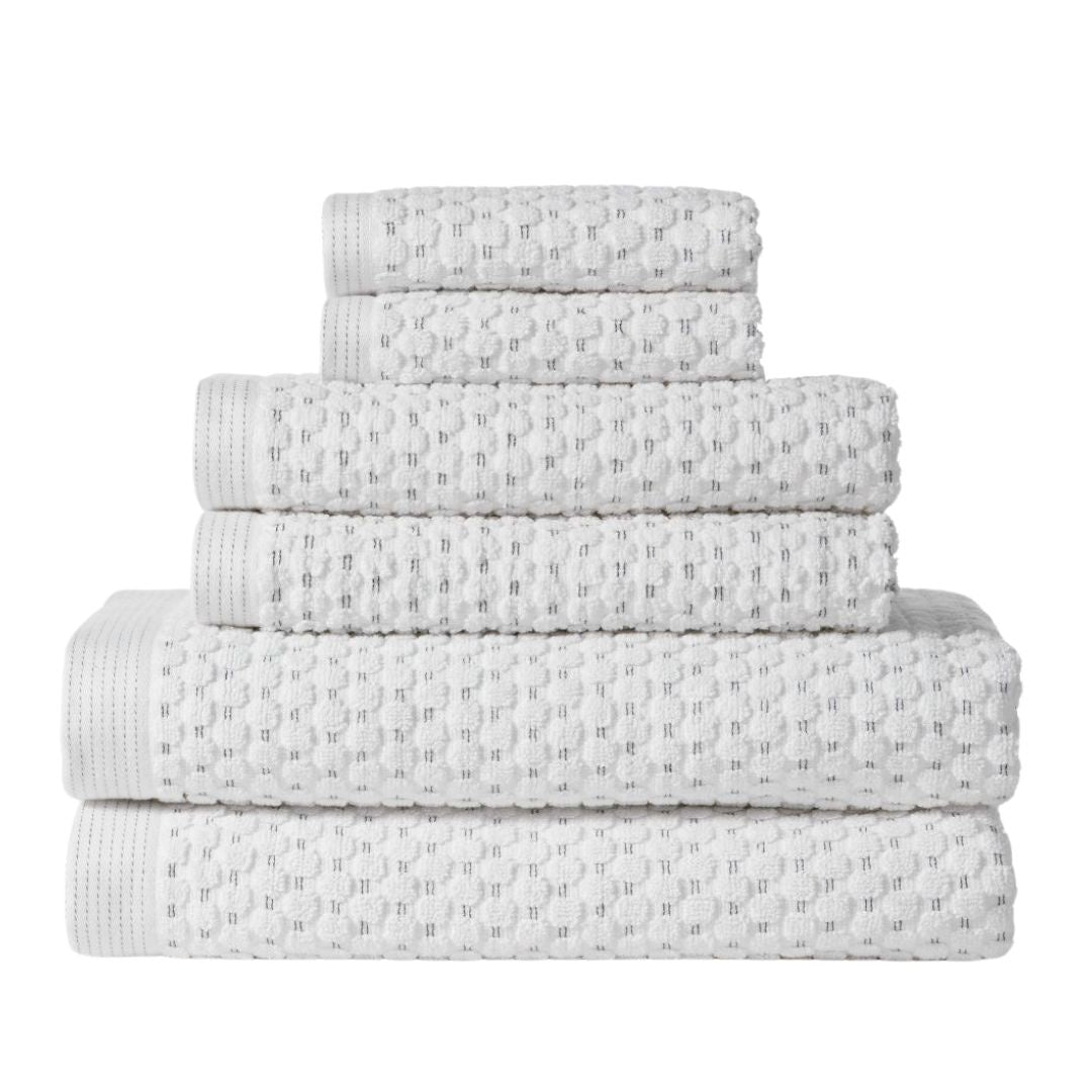 Henley Towel Bundle: Optic White