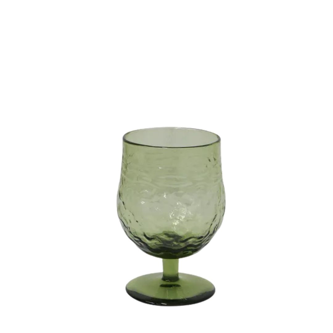 Serena Wine Goblet: Green