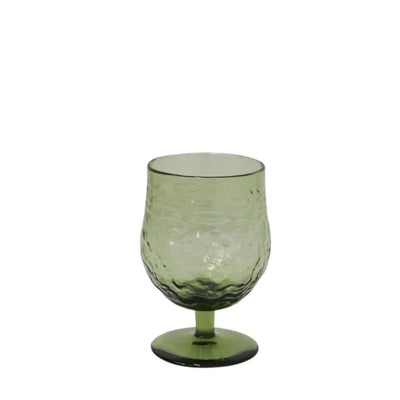 Serena Wine Goblet: Green