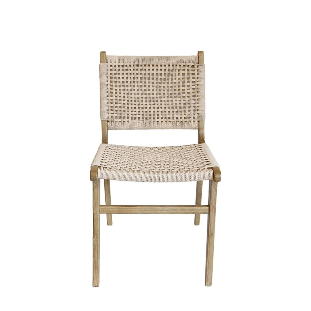 Palma Chair with Woven Sandstone Loom