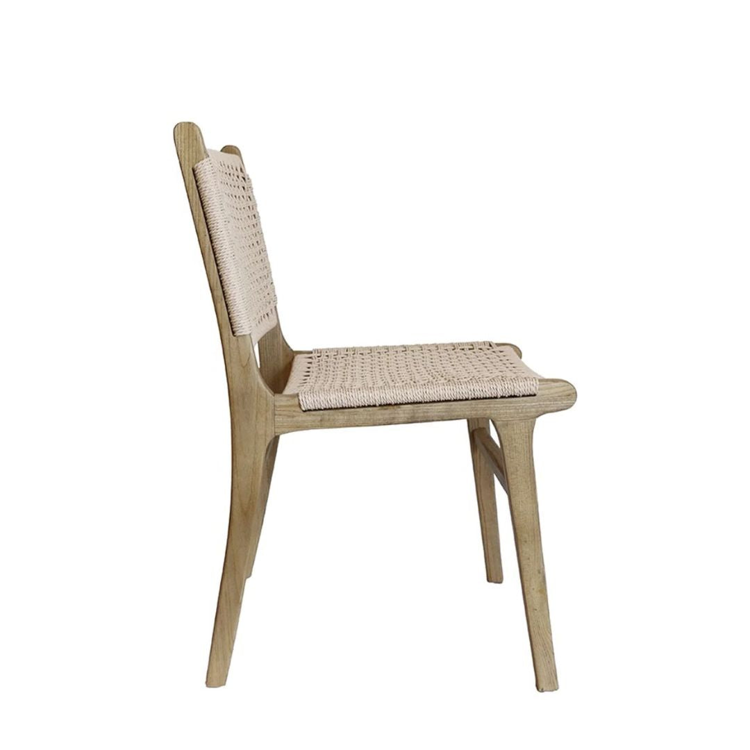Palma Chair with Woven Sandstone Loom
