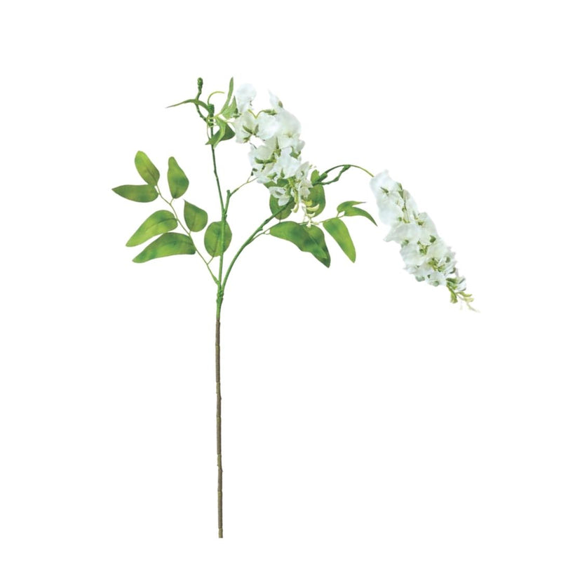 Wisteria Spray 22" - Cream/Green