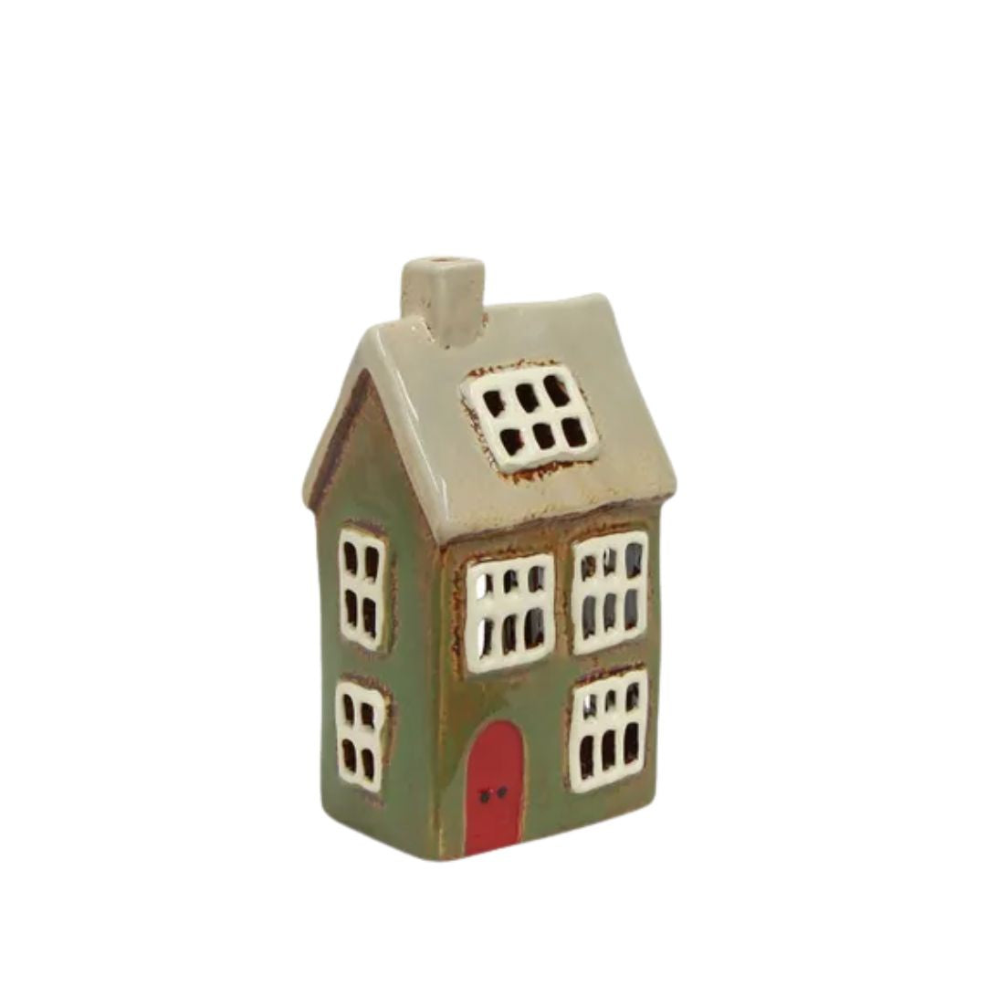 Alsace Tea Light House: Christmas Green