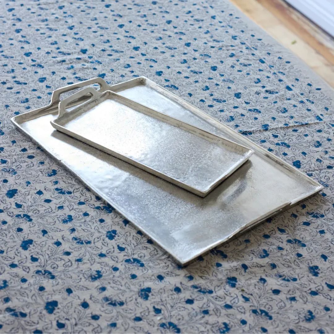 Alex Rectangle Handle Tray - Large
