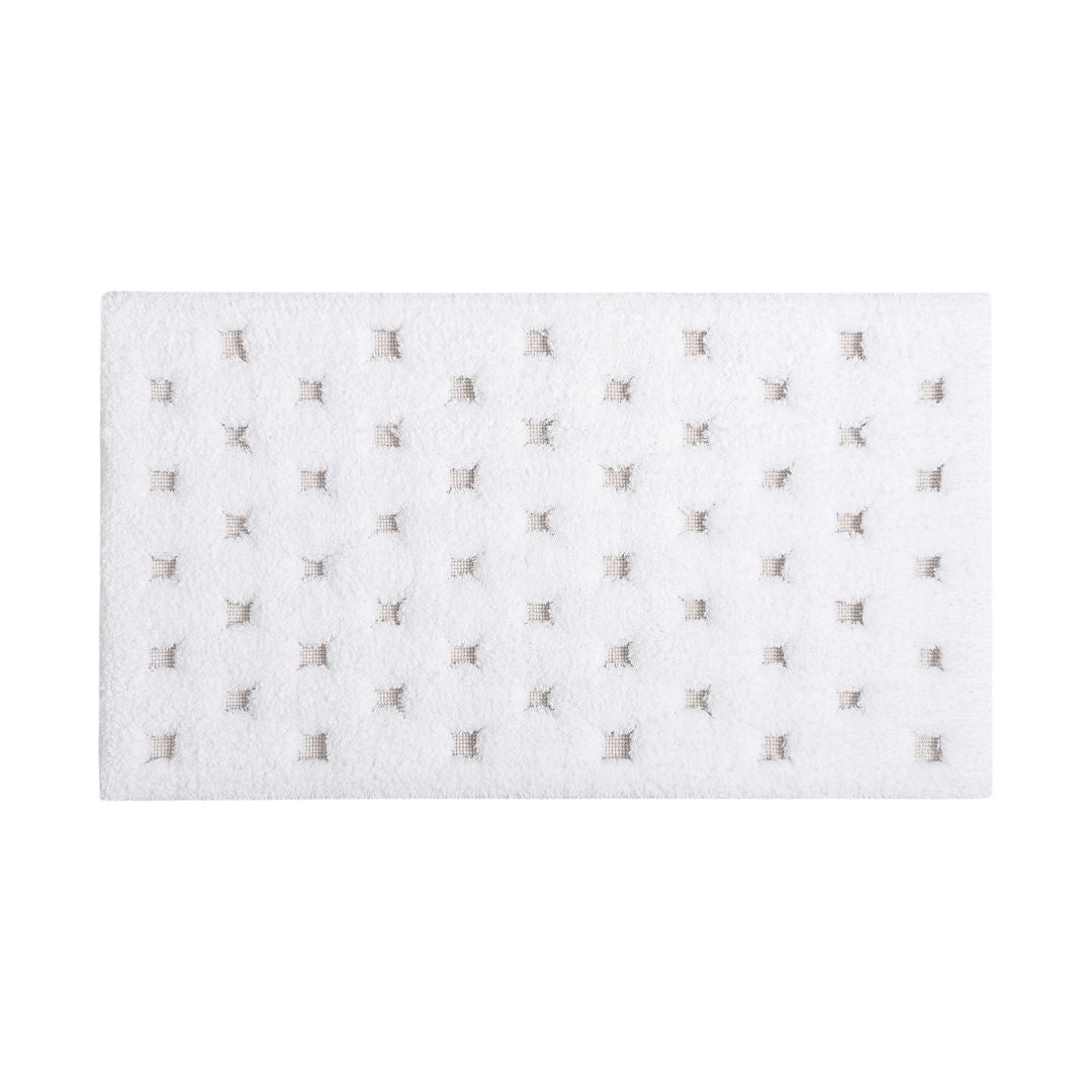 Alice Bath Rug: White - 50x80