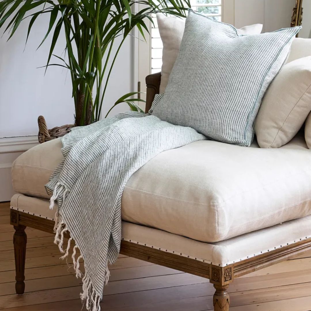 Bayside Pinstripe Cushion - 50x50