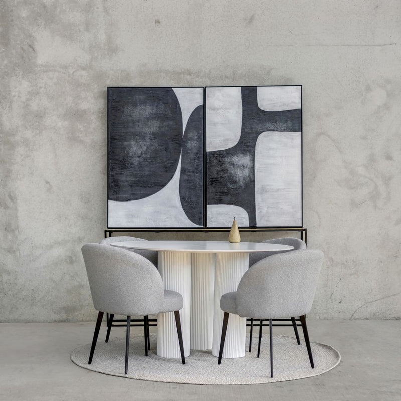 Blake Dining Chair: Silver Grey