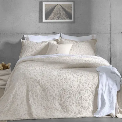 Portuguese Butirir Cotton Jacquard Blanket - 250x270