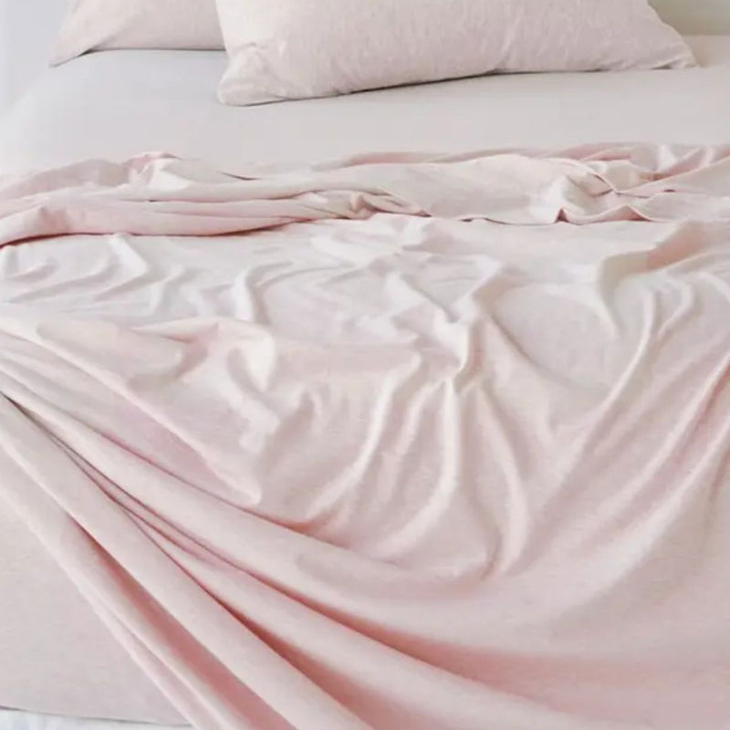Cotton Jersey Duvet Cover: Cameo - King