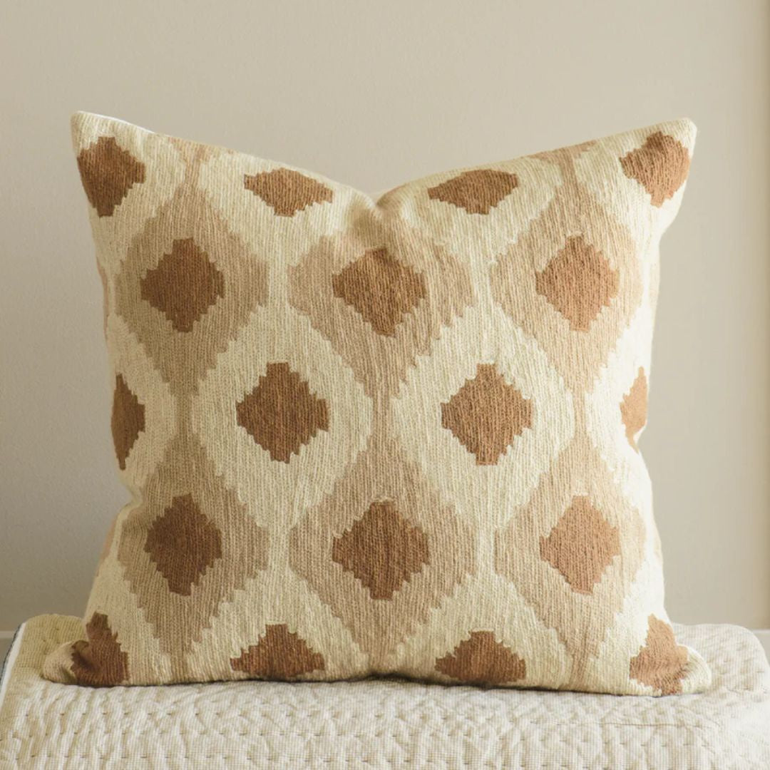 Cucito Cushion: Natural - 55x55