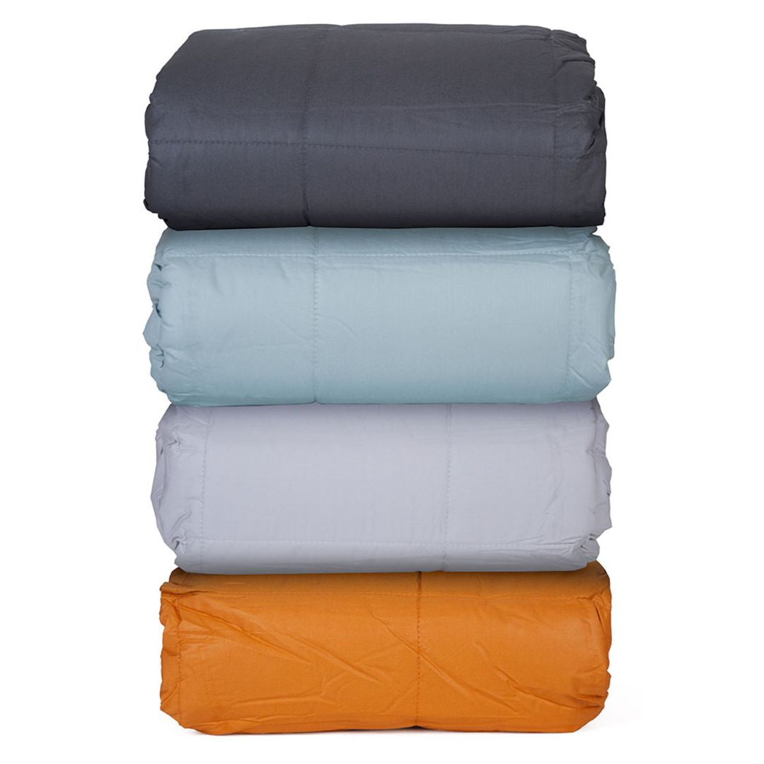 Down Alternative Cafe Blanket: Charcoal - Double/Queen