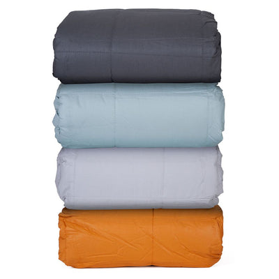 Down Alternative Cafe Blanket: Silver - Double/Queen