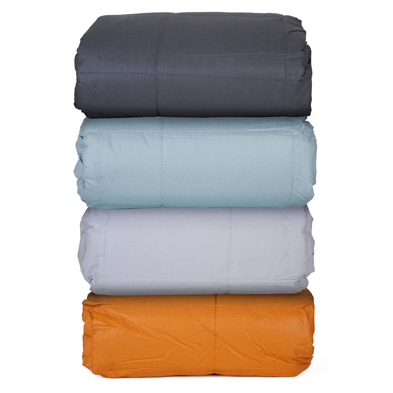 Down Alternative Cafe Blanket: Silver - Double/Queen