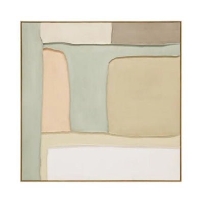 Juggar Hand-Painted Framed Canvas - 100x100