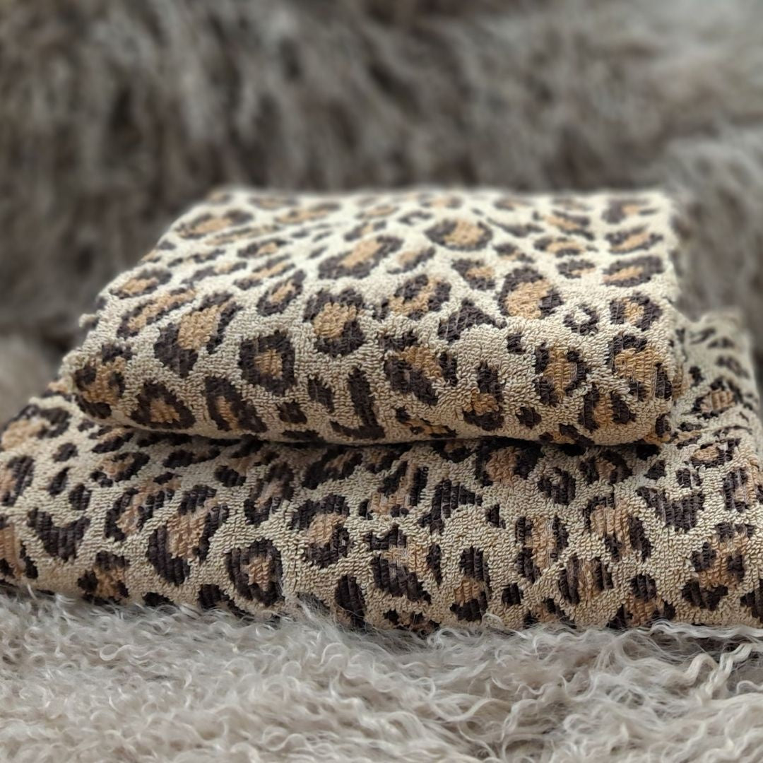 Jacquard Bath Towel - Leopard