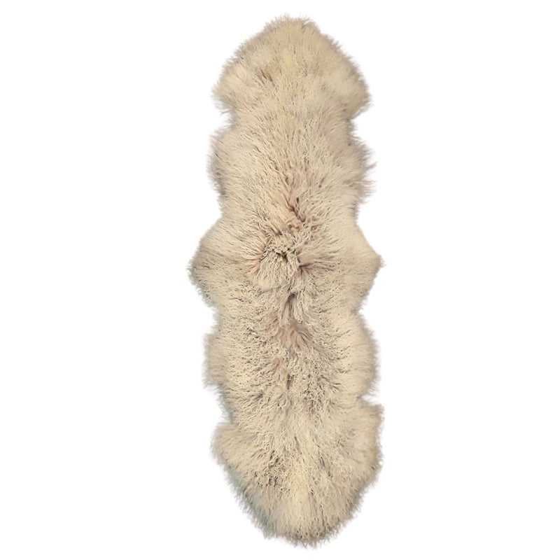 Kinsley Tibetan Lamb Hide in Oatmeal - Double