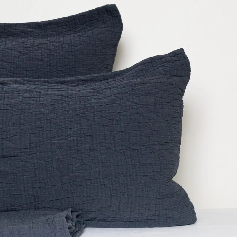 Roma Comforter Set: Navy
