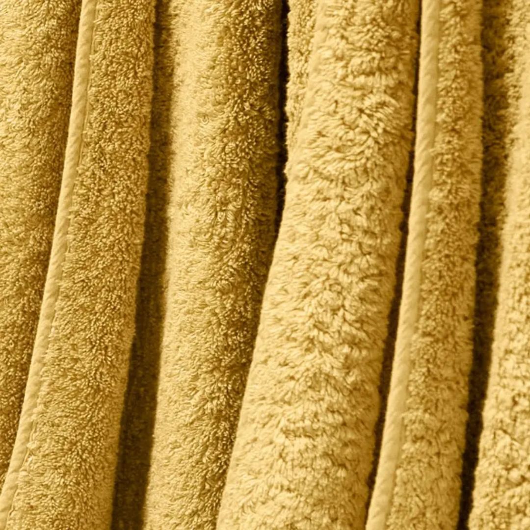 Super Pile Cotton Bath Towel - Gold