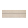 Linen Blend Stripe Table Runner - Nat/Grey