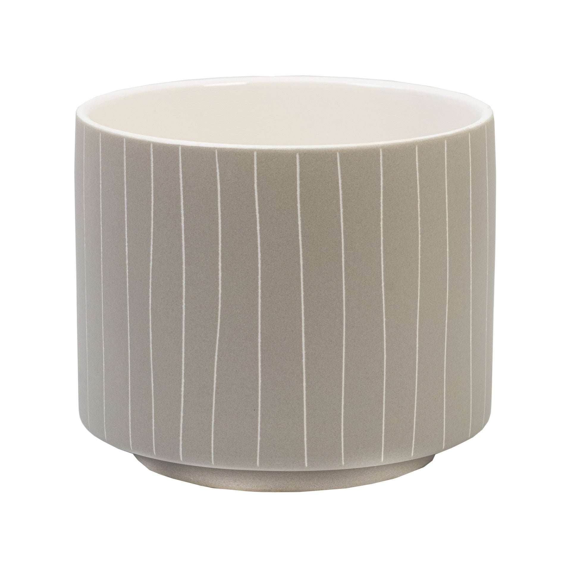 Blurred Lines Beige Pot - Medium