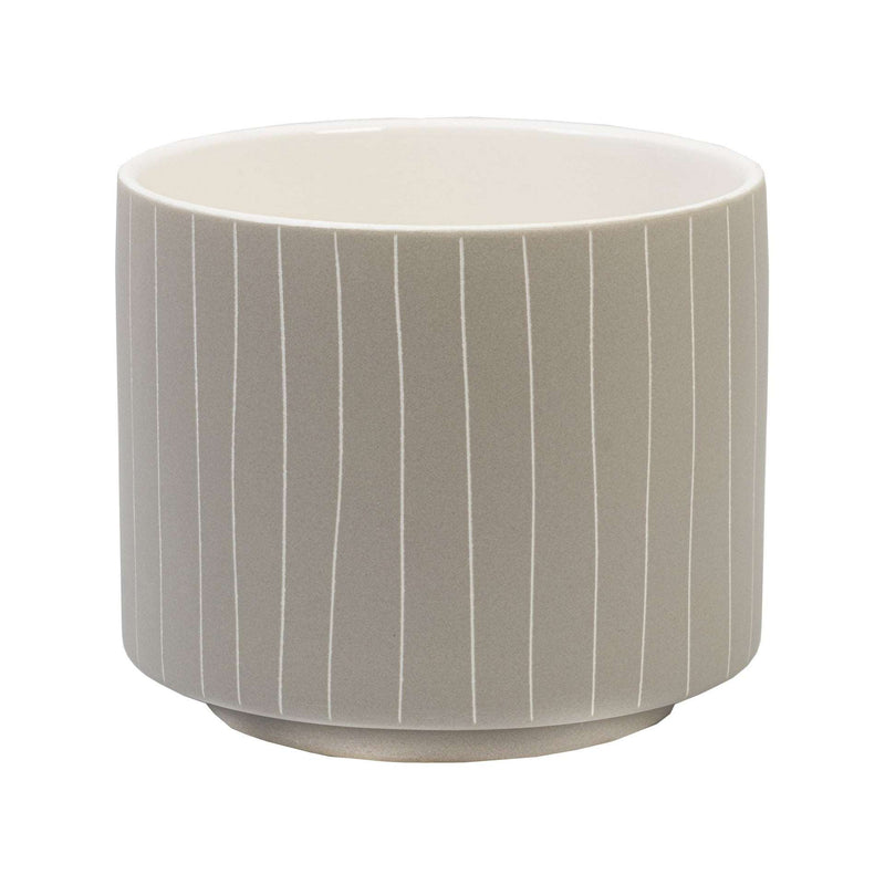 Blurred Lines Beige Pot - Medium