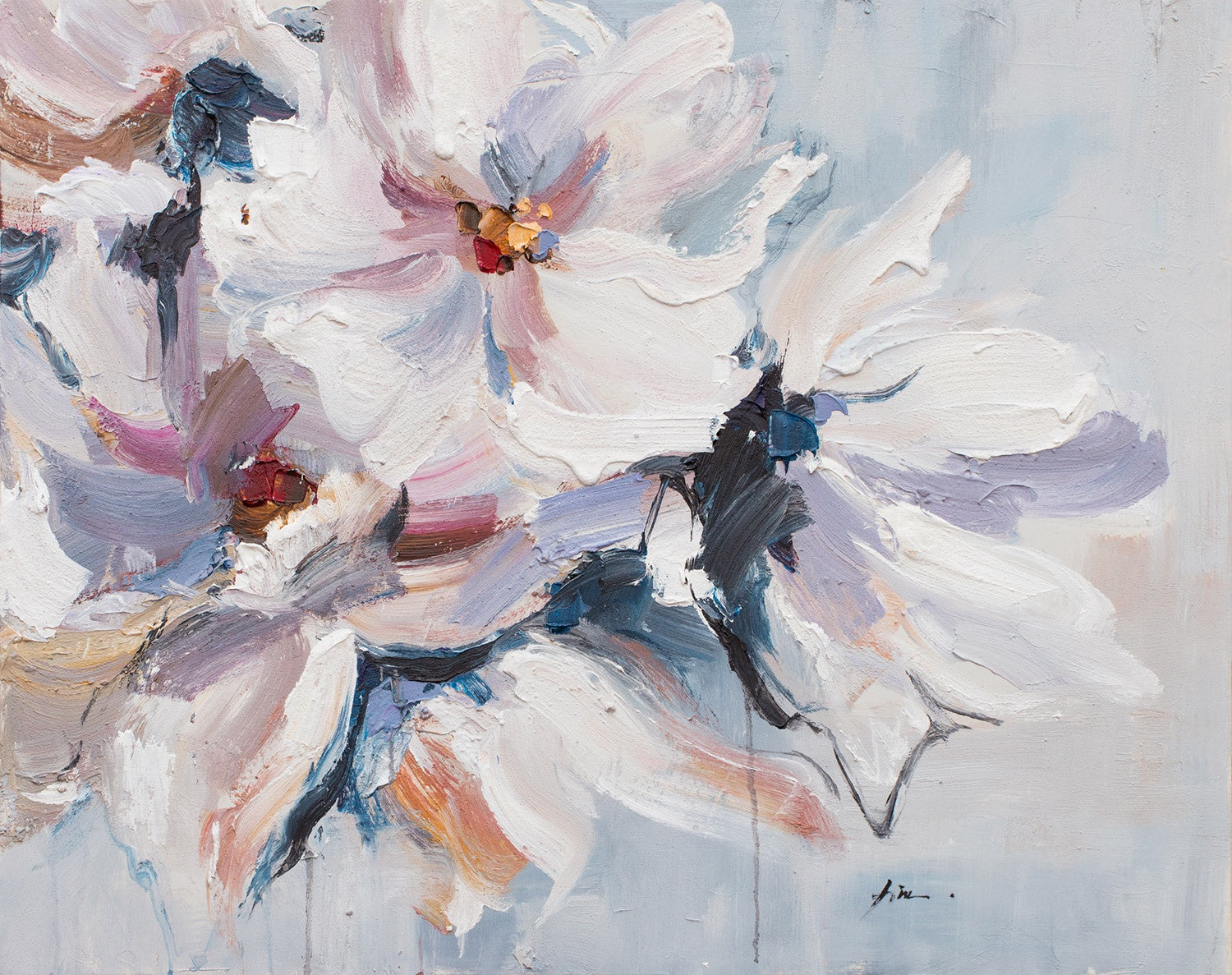 Shades of White 1 Canvas - 800x1000