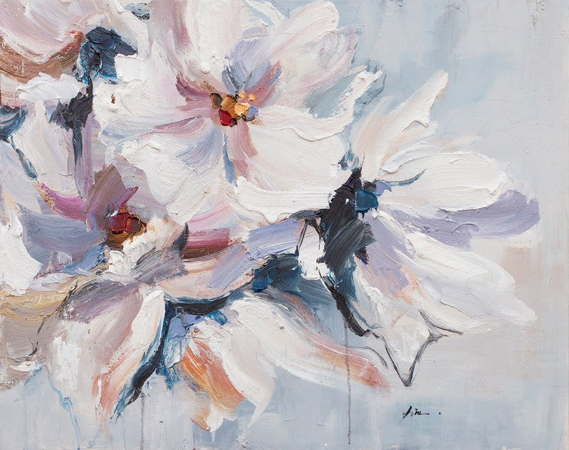 Shades of White 1 Canvas - 800x1000